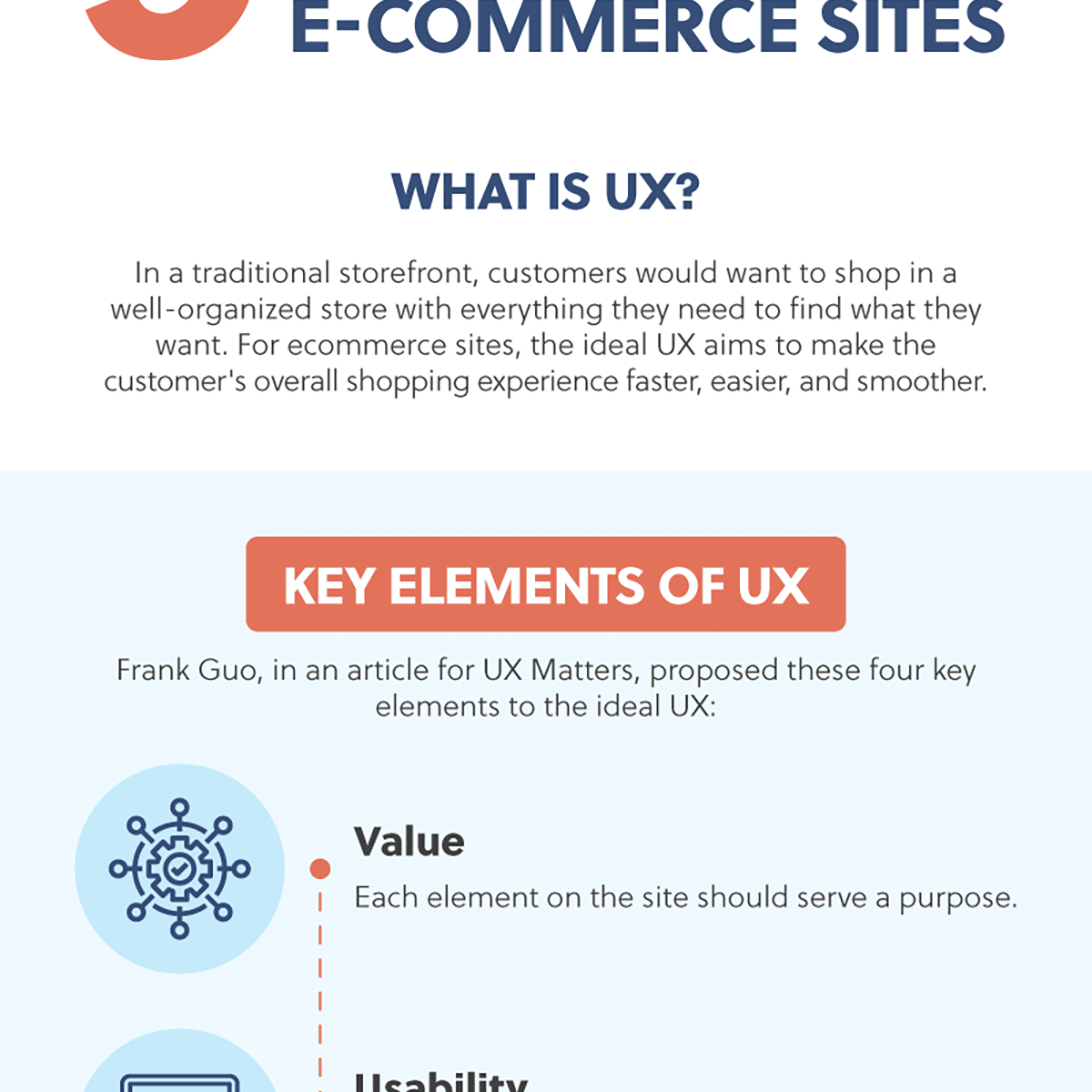 5 UX Guidelines for Building Better Ecommerce Sites (Infographic)