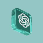 3d rendering of a teal app icon with a white intertwined loop design on a matching teal background. the icon has a subtle shiny effect, suggesting a sleek, modern look.