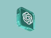 3d rendering of a teal app icon with a white intertwined loop design on a matching teal background. the icon has a subtle shiny effect, suggesting a sleek, modern look.